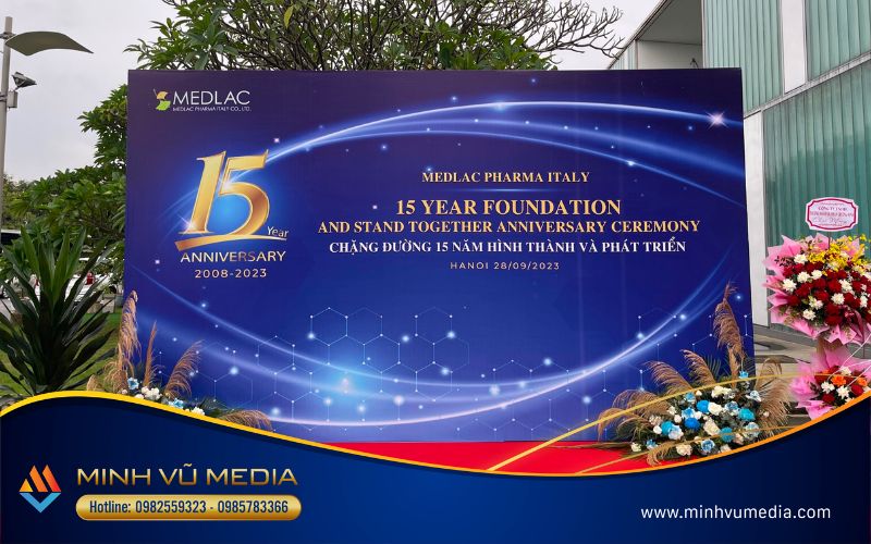 Lễ kỷ niệm 15 năm công ty dược phẩm Medlac Pharma Italy