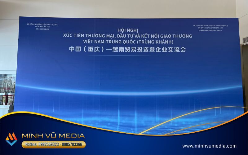 Backdrop hội nghị xúc tiến đầu tư