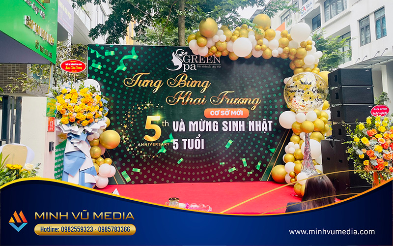 Khai trương Spa- ngày trọng đại của cửa hàng.