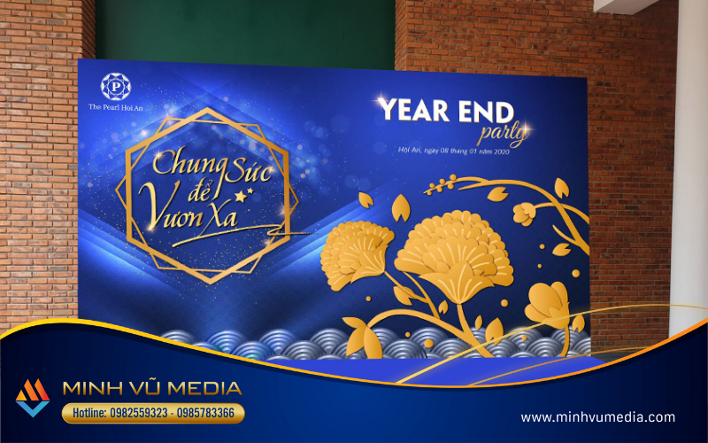 Mẫu year end party backdrop 6