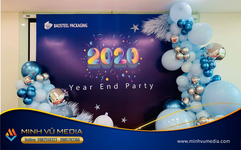 Mẫu year end party backdrop 7