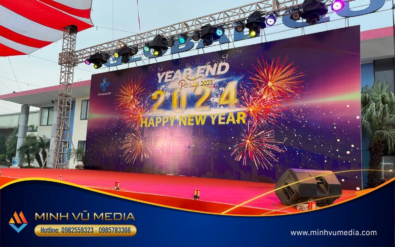 Sự kiện Tổ Chức Happy New Year 2024 - Công Ty Điện Tử 4P Company LTD