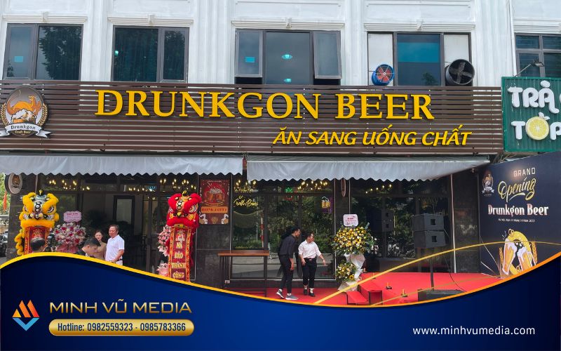 Sự kiện khai trương quán bia Drunkgon Beer