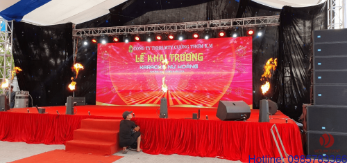 Cho thuê thiết bị sự kiện màn hinh led tổ chức khai trương
